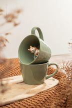 DIHOclub Squirrel Ceramic Cup Hidden 3D Animal Inside Mug, Cute Cartoon - Image 8