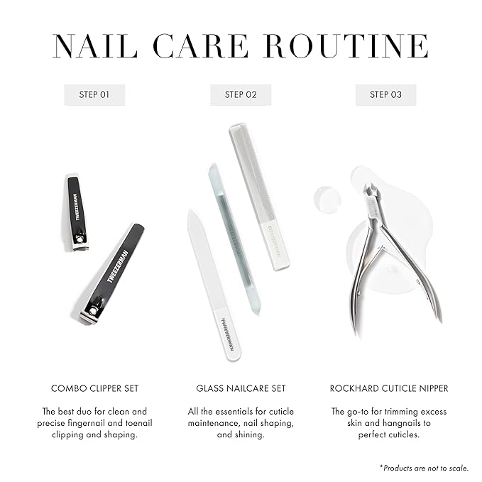 Tweezerman Glass Nailcare Set