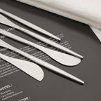 10 Pack Silver Cheese Spreader Knife, Uniturcky Stainless Steel Butter Spreader - Image 4