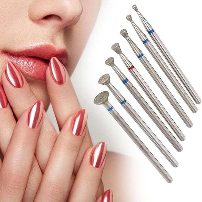 Nail Drill Bits, Multi Functional Nail Art Manicure Drill Bits, Electric Manicure Grinding Head Tool