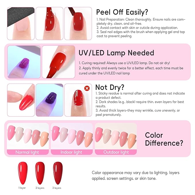 COSCELIA 40pcs Fall Gel Nail Polish Set, 35 Colors Nail Gel polish with 5 Bottles Base and Glossy Matte Glitter Top Coat White Brown Black Nude Red Orange Colors Halloween Nail Polish Nail Art Gifts