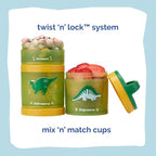 Whiskware Dinosaur Stackable Snack Containers - Image 3