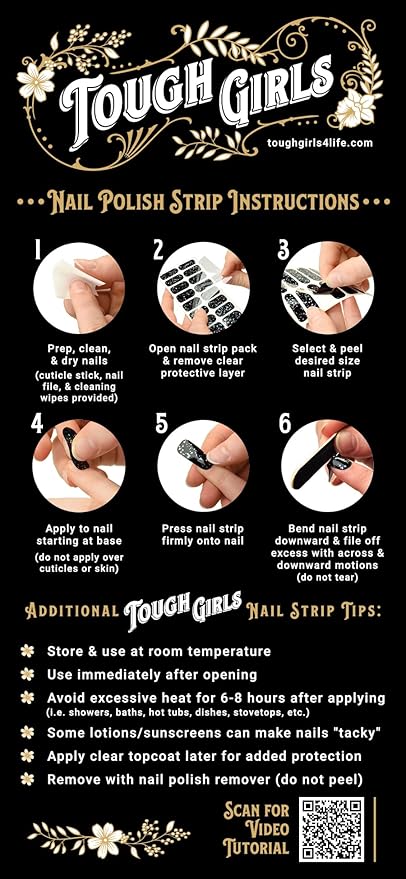 | 20 Exquisite Gel Nail Polish Strips w/Application Accessories - No UV/LED Lamp Required (Teal Matte & Glossy Lines)