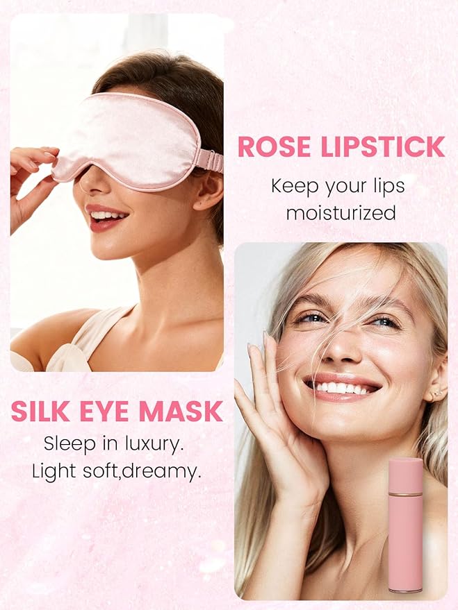 Spa Gifts for Women -15Pcs Self Care Set with Rose Bath & Body Essentials, Christmas/ Mothers Day/ Birthday/ Thinking of You Gifts Baskets Relaxing Spa Kit Self Care Package Thank You Box for New Mom