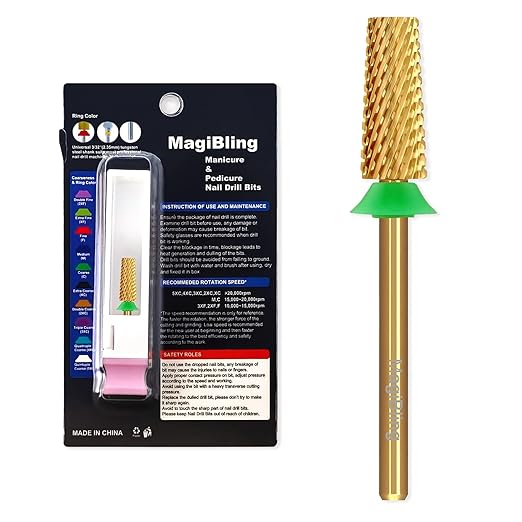 Tungsten Carbide Cross Cut Small Tapered Barrel Nail Drill Bits, Professional 3/32'' Safety Bits, Both Hands Use, Remove Gel Fast, Manicure Pedicure Cuticle Gel Polishing, Coarse.