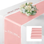 Manyshofu Blush Satin Table Runner 12x108 - Image 4