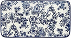 Pfaltzgraff Gabriela Blue Floral Rectangle Platter, 14.75 Inch by Pfaltzgraff