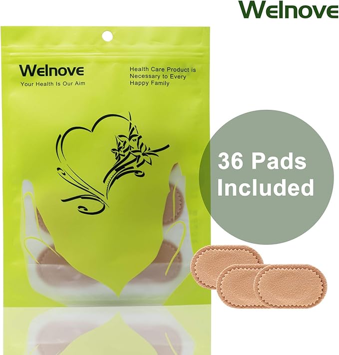 Welnove 36 CT Bunion Cushions Pad - Fabric Toe and Foot Bunion Protector Pads, Bunion Relief Pads for Reduce Rubbing, Callus, Chafing, Friction -Strong Adhesive Stay in Place
