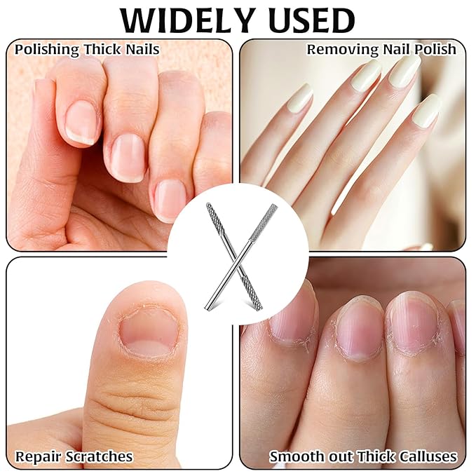 2Pcs 3XF Cuticle Nail Drill Bit, Cuticle Bit for Nail Drill Double Heads Cuticle Drill Bits Nails Diamond-Shaped Nail Bits Drill, Cuticle Drill Bit Clean Dead Nail for Manicure Home Salon Supplies