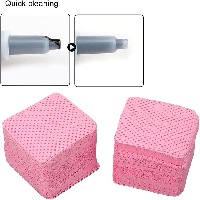 Lint for f ree Nail Wipes , 1000pcs Lash Extension Glue Wipes , Lint for f ree Wipes , Soft Nail Polish Remover Wipes , Eyelash Extension Glue washing Pad , Nail Supplies , for Lash Extension Supplies