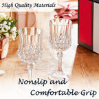 100Pack Plastic Wine Glasses, 7oz Vintage Goblets - Image 5