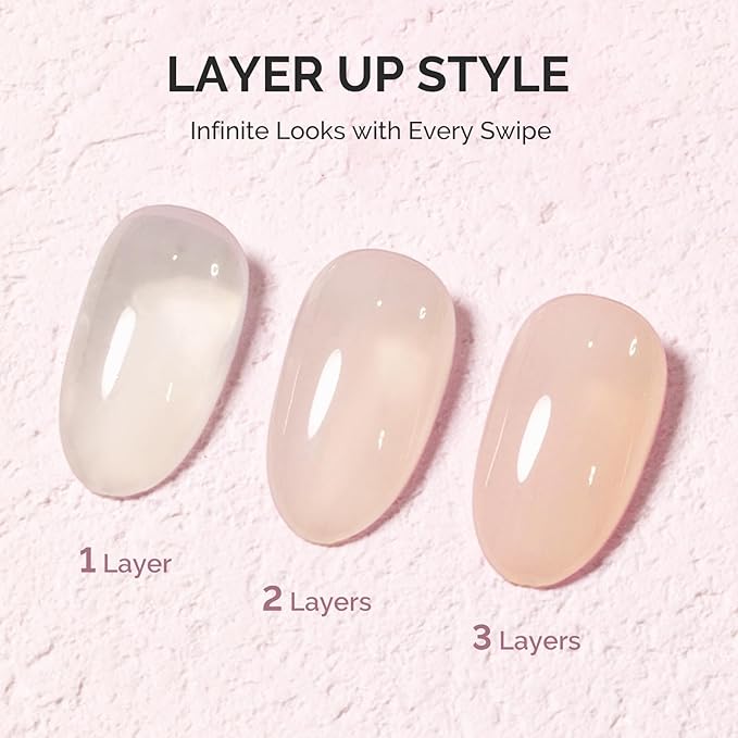 MelodySusie Jeweliver Gel Nail Polish, 0.5Fl.oz Nude Gel Polish Beige Color Soak Off UV LED Light Cure Gift for Women Manicure Nail Art DIY at Home B6405