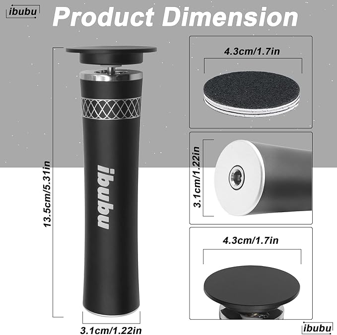 Upgrade Electric Feet Callus Remover Professional Powerful Foot File Pedicure Grinder Sanders 24V Power 1200RPM Speed Adjustable for Dead Dry Crack Skin Calluses (Black)