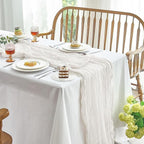 IVAPUPU Ivory Table Runner 120 Inches - Image 2