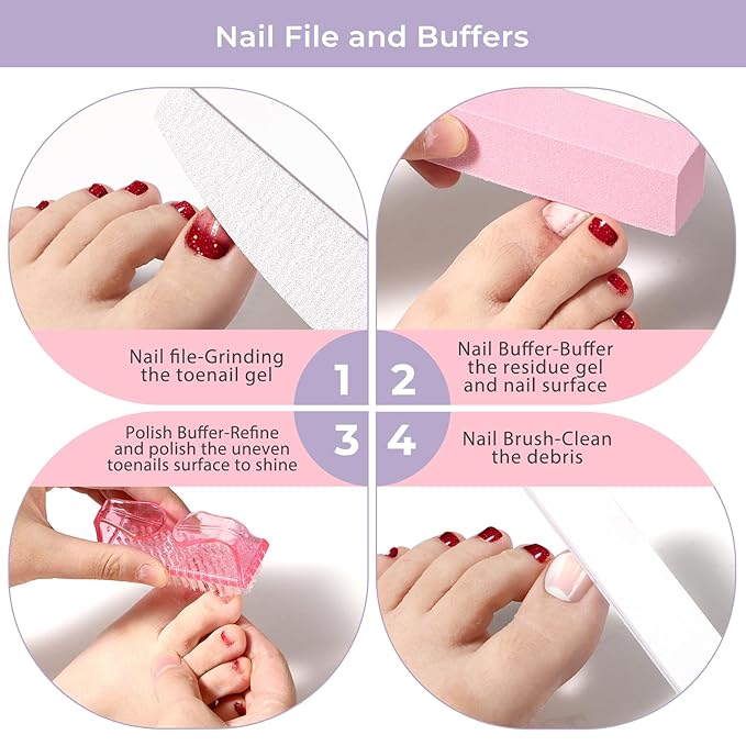 Toe Nail Soaking Bowl, Acetone Soak Off Bowl,Toe Soak Tray,Soak Off Gel Polish Remover Bowl,Foot Soak Pedicure Bowl, Pedicure Tools Set