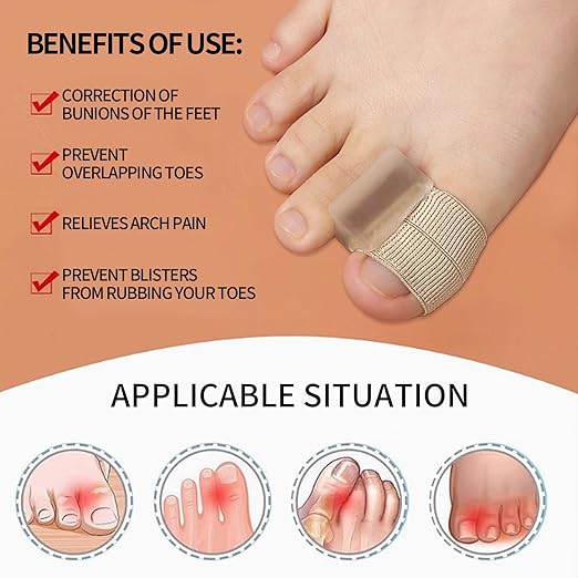 12 PCS Toe Separators, Gel Toe Spacers & Spreader, Toe Seperators & Soacers