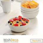 Cereal Bowls Set of 4, Kitchen Bowl - Image 9