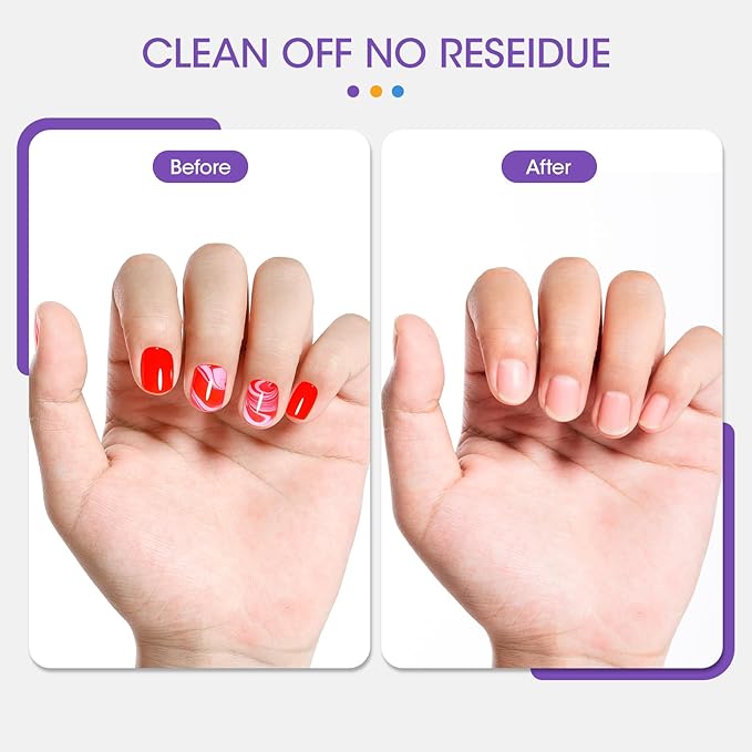 Gellen Nail Polish Remover Pads Acetone Free, Lavender Sent Nail Polish Remover Wipes for Fingernail Toenail, No Drying Formula,140pcs Travel Size Bulk Set, No Leakage, Long-lasting For 12+ Months