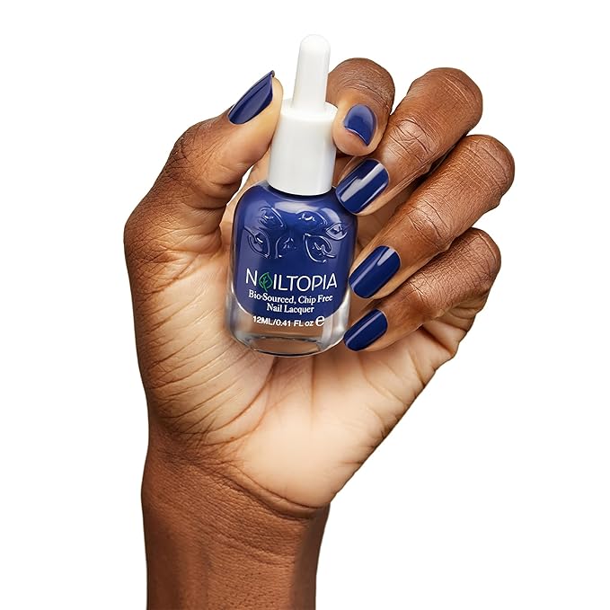 Nailtopia Bio-Sourced, Chip-Free Nail Lacquer - Fast Dry Nail Polish - Superfood-Infused - Natural Nail Polish - Need Space - 0.41 oz
