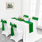 10-Pack Emerald Green Satin Table Runner 12 x 108 Inch Long Bright and Smooth - Image 5