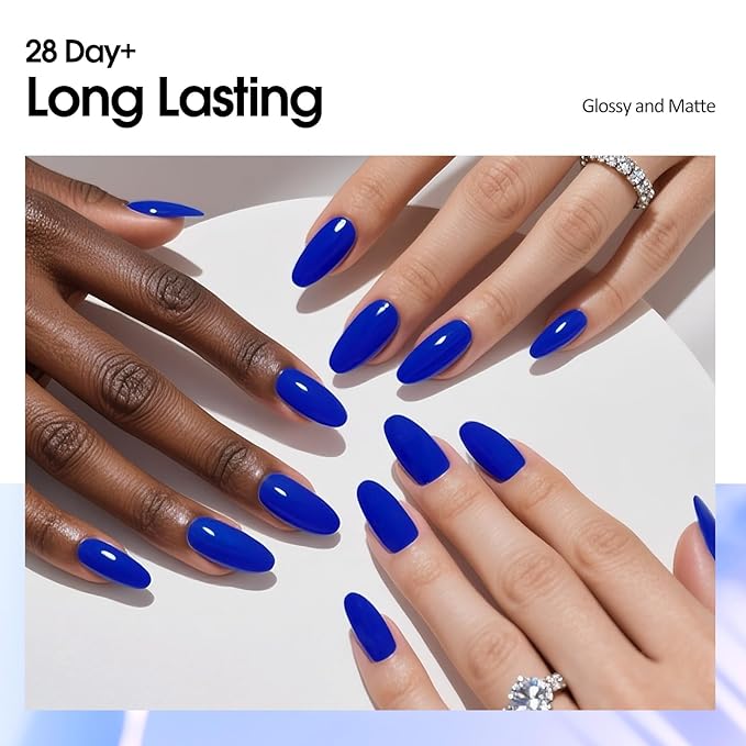 VENALISA Blue Gel Nail Polish 1 Pcs 10ML Navy Blue Gel Polish Soak Off Salon Manicure DIY at Home Nail Art For Girls Women