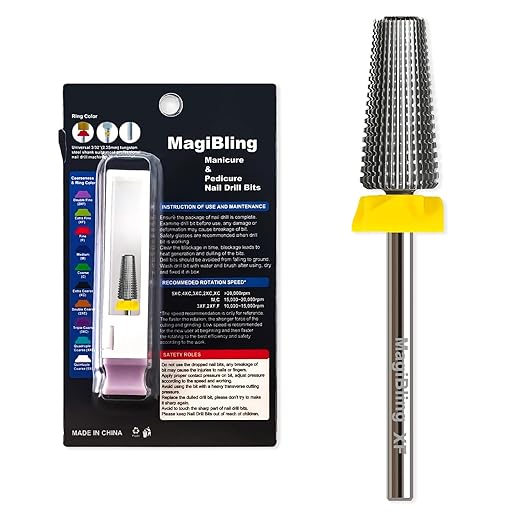 5 in 1 Nail Drill Bits, Straight Cut 3/32'' Professional Tungsten Carbide Bits, Two-way Rotation Easy for Left Hand, Hard Soft Gel Removal Fast Manicure Polishing, Extra Fine