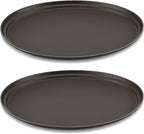 FillTouch 2 Pcs Restaurant Serving Trays PP Plastic Non Slip Rubber Lined Large by FillTouch