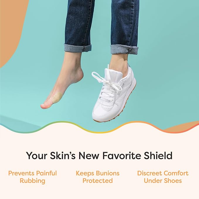 ZenToes Bunion Pads, Adhesive Bunion Cushions for Waterproof Protection, 24 Count