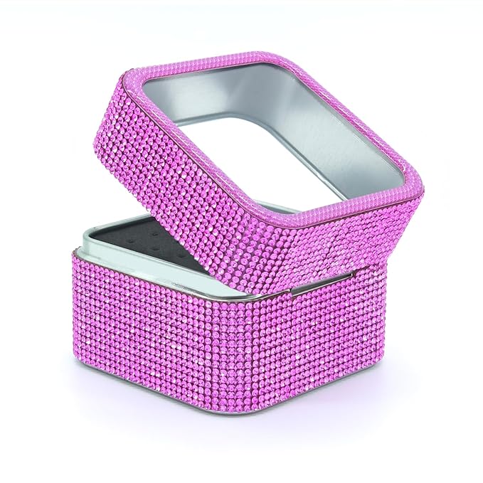 Nail Drill Bits Holder Case- 30 Holes Dustproof Rhinestone Nail Bits Box Efile Displayer Organizer Container for Manicure Tools