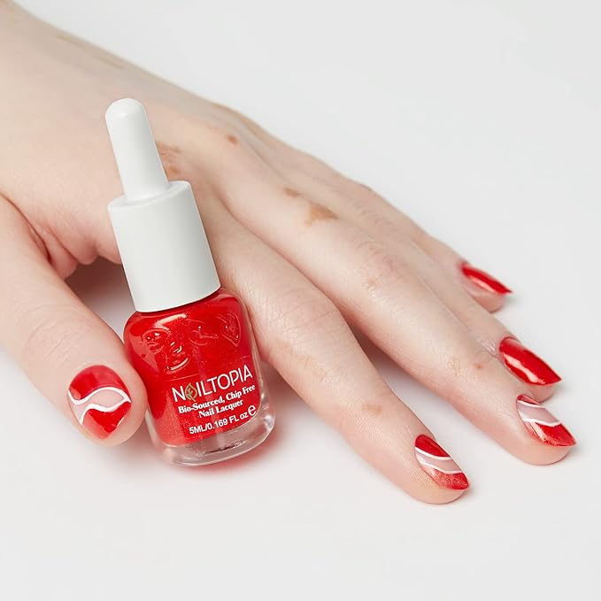 Nailtopia Bio-Sourced, Chip-Free Nail Lacquer - Fast Dry Nail Polish - Superfood-Infused - Natural Nail Polish - How You Dune - 0.169 oz