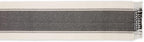 DII Dobby Stripe Table Runner, 13x72 Black & Cream Background | Woven - Image 2