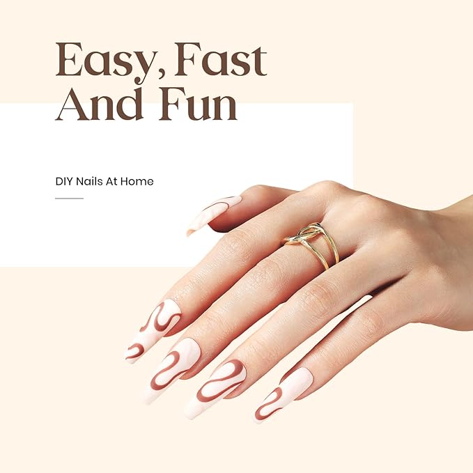 Beetles Gel Nail Glue and No Wipe Top Coat Kit, 2Pcs 15ml 5 In 1 UV Nail Glue for Acrylic Nail Tips Clear Press On Nails, Easy Nail Extension Gel, Soak Off LED Shine Finish DIY Home Manicure
