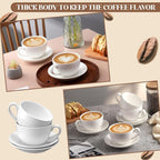 4 Set 16 oz Cappuccino Cups - Image 6