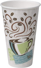 Dixie Perfectouch Insulated Paper Hot Cup, Coffee Haze Design by Unknown
