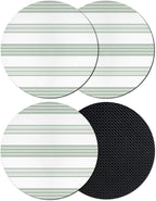 Modern Stripes Coasters Set of 4, Absorbent Coasters by Unknown
