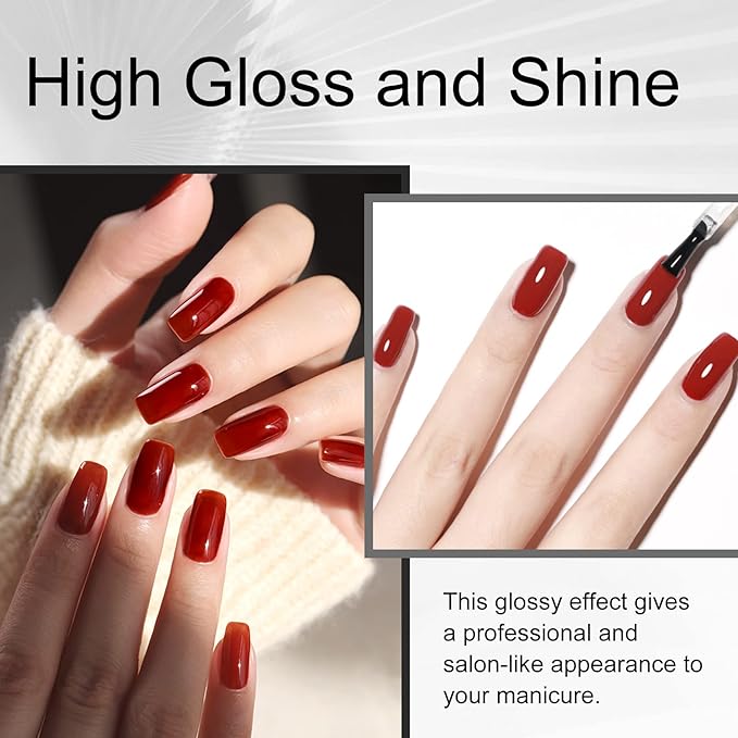 VENALISA 3 Pcs No Wipe Glossy and Matte Gel Top Coat and Base Coat Set for Gel Nail Polish- High Gloss Base Matte & Shiny Top Coat Kit, Soak Off Nail Art Home and Professional Manicure