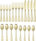 Oneida Moda Champagne Satin 20-Piece Silverware Set - Image 2