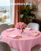Pureegg Plastic Table Cloth Disposable 12 Pack, Easter Party, Valentines - Image 7