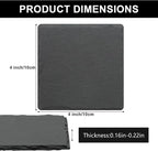 68 Pcs 4 Inch Square Black Slate Coasters Bulk - Image 2