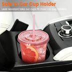 100 Sets - 12oz Pink Plastic Cups - Image 8