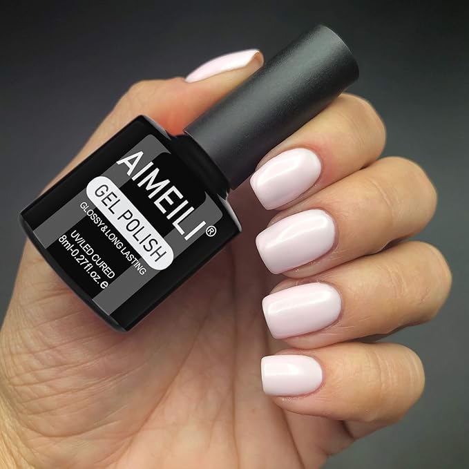 AIMEILI Gel Nail Polish, Hema Free, Cruelty Free, Vegan, Soak Off U V LED Nail Art for Women Girls Manicure Salon DIY Home - 993 8ml