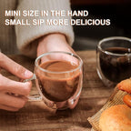 KitchenTour Insulated Coffee Mug 6 oz- Double Wall Glass Coffee Cup - Image 5