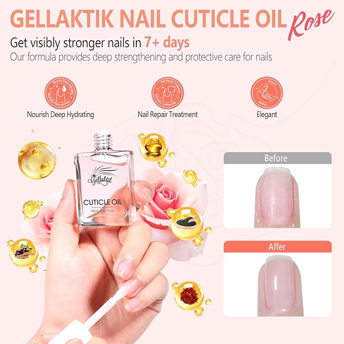 Gel Polish Remover Kit, 18ml×3 Set with Cuticle Oil & Liquid Latex Tape, No Soaking, Wrapping Required, Removes Gel Nails in 3-5 Mins, Includes Nail Pusher & File for Complete Nail Care