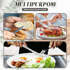 150 Pcs 8.3 Inches Stainless Steel Dinner Knives Spreader Knives Silverware - Image 4