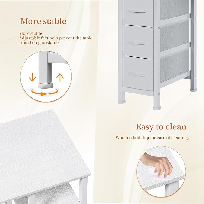 Manicure Table Nail Desk for Nail Tech, Nail Beauty Table w/Electric Dust Collector & 6 Storage Drawers & Open Shelves for Home, Workshop, Makeup Beauty Salon Workstation
