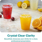 GUSTO Clear Plastic Cups Disposable Cold Drinking Cups - Image 6