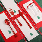 175pcs Christmas Plates Dinnerware - Image 5