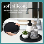 Silicone Bathroom Tray Coffee Table Decor Perfume Organizer, Waterproof - Image 5