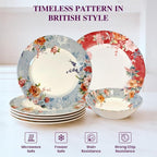 12-Piece Porcelain Dinnerware Set - Image 5