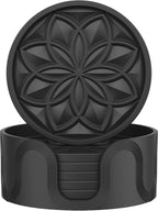 HFHOME Silicone Coasters Set by HFHOME